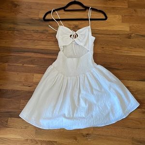 sabo skirt white cutout dress